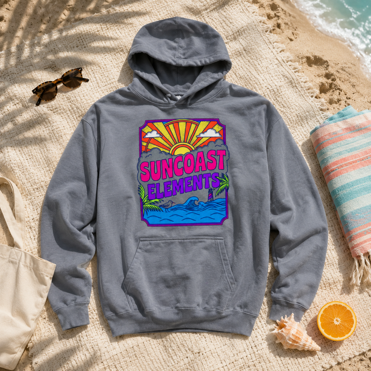 The Elevated Coast Hoodie – Washed Slate