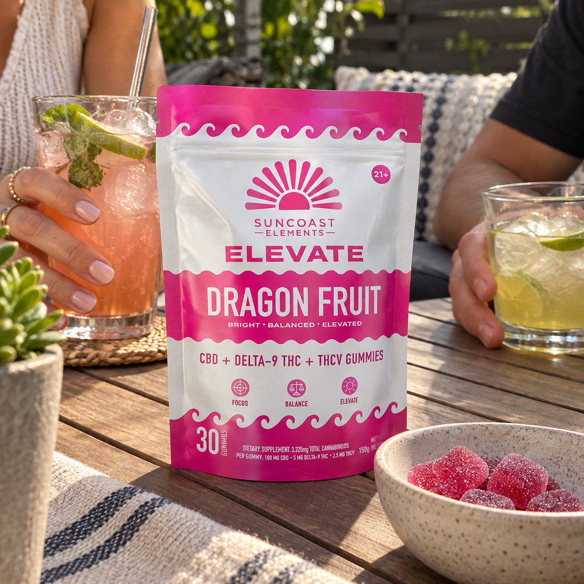ELEVATE Dragon Fruit Gummies