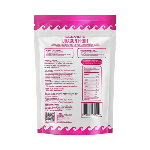 Dragon Fruit THC Gummies – 30 Count